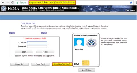 best practive id cards access control fema|fema log in.